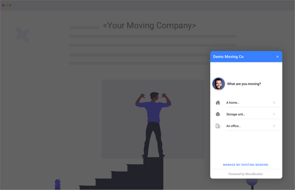 How MoveBooker works with your website